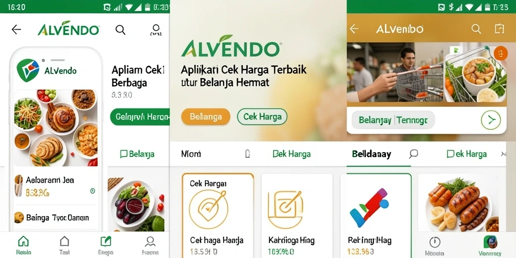 Tampilan antarmuka ALVENDO saat melakukan Cek Harga produk.