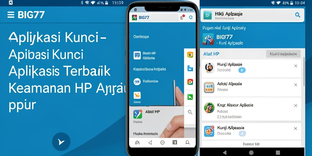 Antarmuka pengguna BIG77 yang intuitif dan efisien.