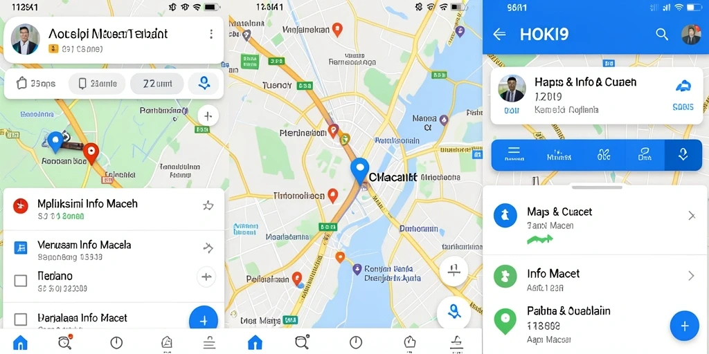 Screenshot antarmuka HOKI9 menampilkan peta informasi lalu lintas terkini.