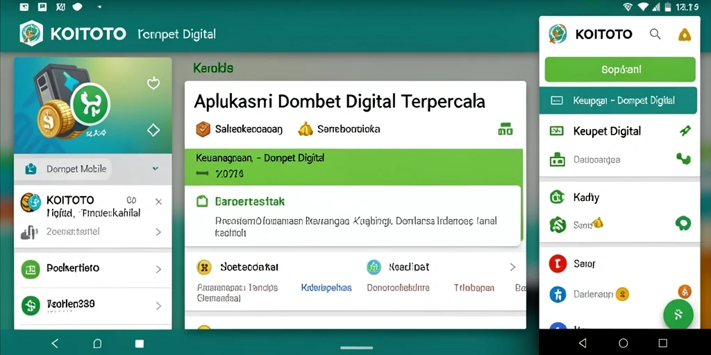 Antarmuka aplikasi KOITOTO yang user-friendly dan jelas.