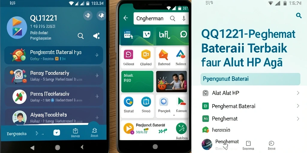 Antarmuka aplikasi Penghemat Baterai yang sederhana dan fungsional.