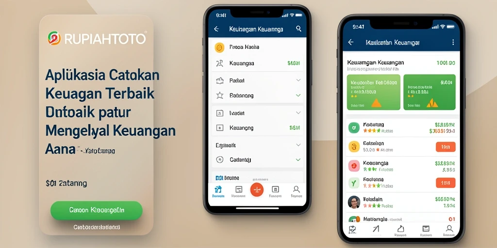 Tampilan antarmuka RUPIAHTOTO yang sederhana dan fungsional untuk Catatan Keuangan.