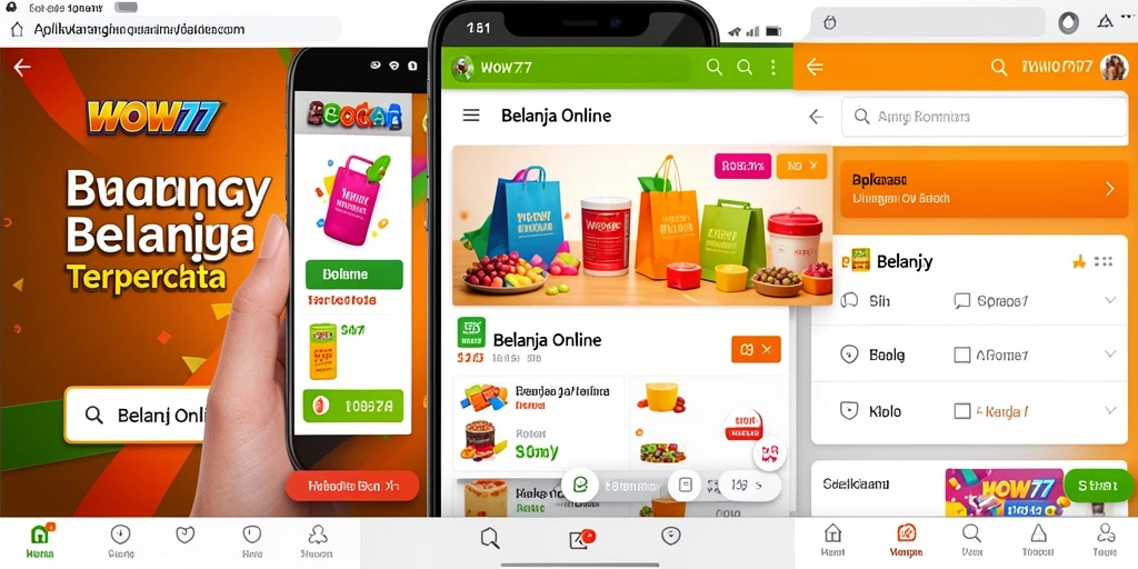 Antarmuka WOW77 yang intuitif dan menarik untuk Belanja Online.