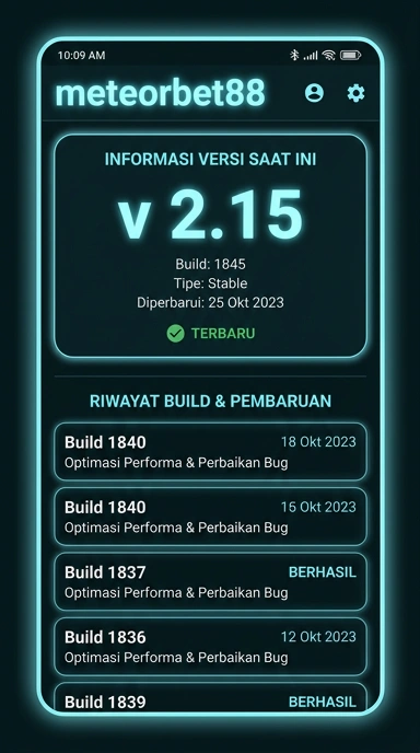 Riwayat Versi Terbaru meteorbet88 untuk Android